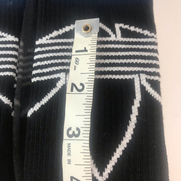 Adidas 6 Pair Crew Socks Gray Black White Men's Sz 6-12 - Picture 4 of 6